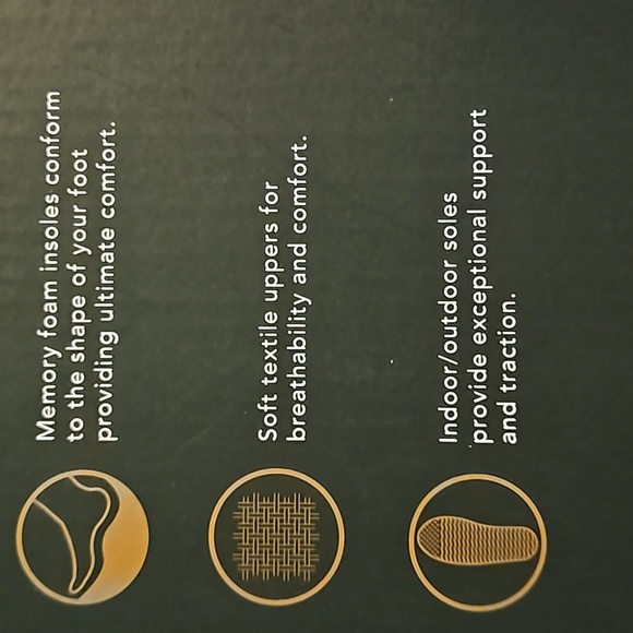 Goldtoe Mens Tan Memory Foam Insole Indoor/Outdoor Traction Soles Slippers M 8-9 - Picture 9 of 11